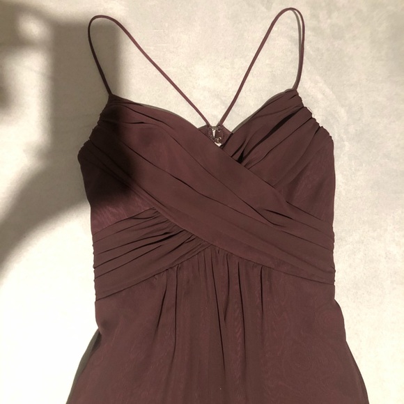 Jim Hjelm Occasions bridesmaid gown merlot - Picture 5 of 5